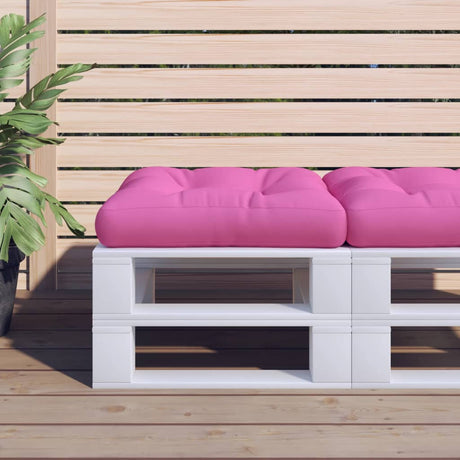 VidaXL Palettenkissen 60x61,5x10 cm Oxford-Stoff rosa