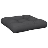 VidaXL Palettenkissen 58x58x10 cm Stoff schwarz