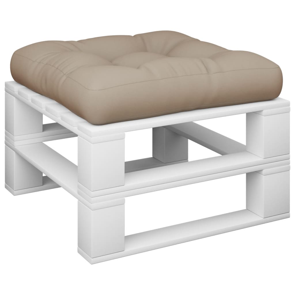 VidaXL Palettenkissen 58x58x10 cm Stoff Taupe