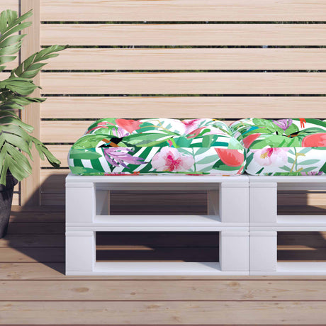 VidaXL Palettenkissen 58x58x10 cm Oxford-Stoff mehrfarbig