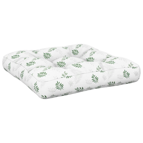 VidaXL Palettenkissen Blattmuster 58x58x10 cm Oxford-Stoff