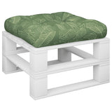 VidaXL Palettenkissen Blattmuster 58x58x10 cm Oxford-Stoff