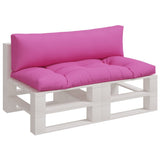 VidaXL Palettenkissen 2 Stk. Oxford-Stoff rosa