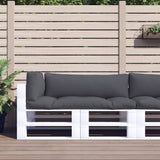 Vidaxl palletkussens 3 st stof antracietkleurig