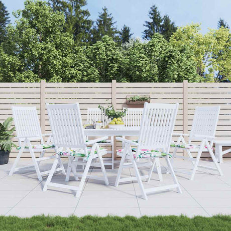 VidaXL Gartenstuhlkissen 6 Stück 40x40x4 cm Stoff mehrfarbig