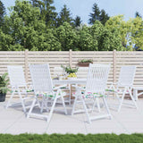 VidaXL Gartenstuhlkissen 6 Stück 40x40x4 cm Stoff mehrfarbig
