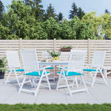 VidaXL Gartenstuhlkissen 6 Stück 40x40x4 cm Stoff Türkis