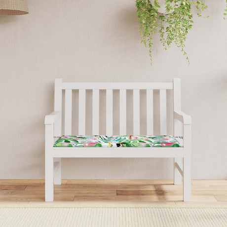 VidaXL Gartenbankauflage 100x50x4 cm Oxford-Stoff mehrfarbig