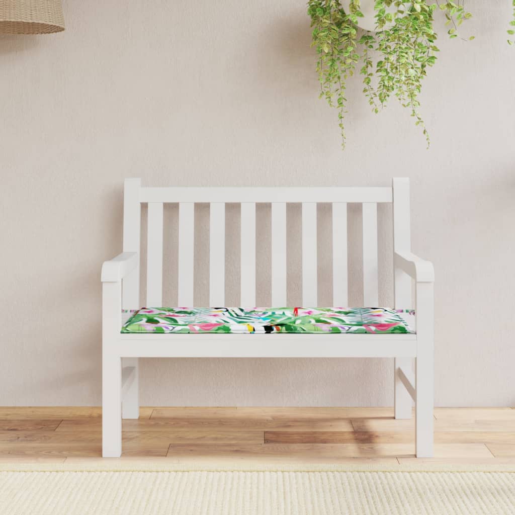 Vidaxl Garden Bench Cushion 100x50x3 cm Oxford Stoff Multi -Colored