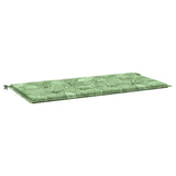 Vidaxx Gartenbankauflage 100x50x4 cm Oxford-Stoff mit Blattmuster