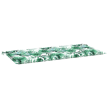 Vidaxx Gartenbankauflage 120x50x4 cm Oxford-Stoff mit Blattmuster