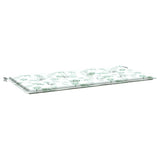 Vidaxx Gartenbankauflage 120x50x3 cm Oxford-Stoff mit Blattmuster