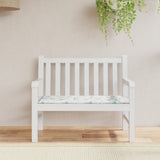 Vidaxx Gartenbankauflage 120x50x3 cm Oxford-Stoff mit Blattmuster