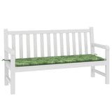 VidaXL Garden bench cushion 150x50x3 cm Oxford fabric leaf pattern