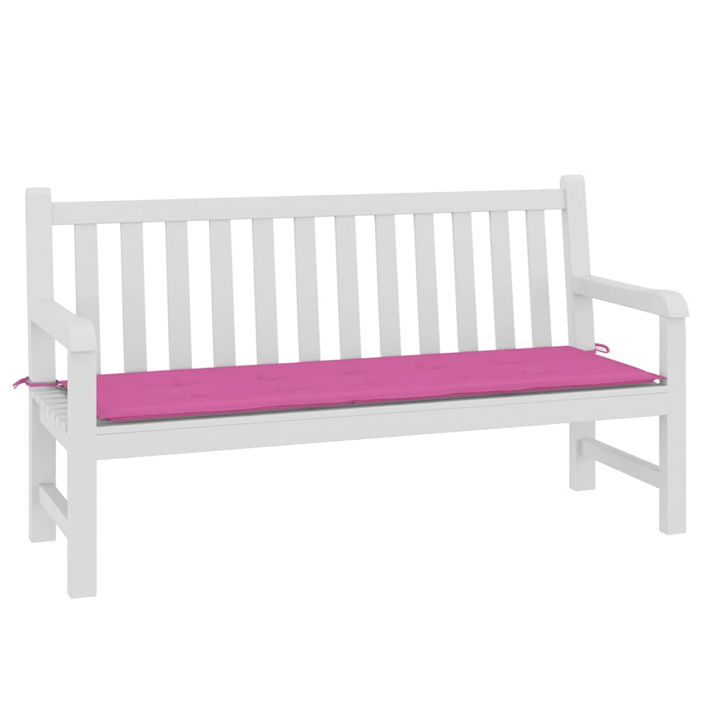VidaXL Gartenbankauflage 150x50x4 cm Oxford-Stoff rosa