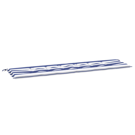 Vidaxl bankkussen gestreept zwart ruit 150 x 50 x 3 cm oxford stof