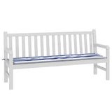 Vidaxl bankkussen gestreept zwart ruit 150 x 50 x 3 cm oxford stof