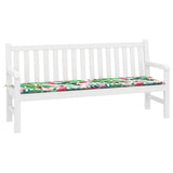 Vidaxl bankkussen bloemen multikleur 150 x 50 x 3 cm oxford stof