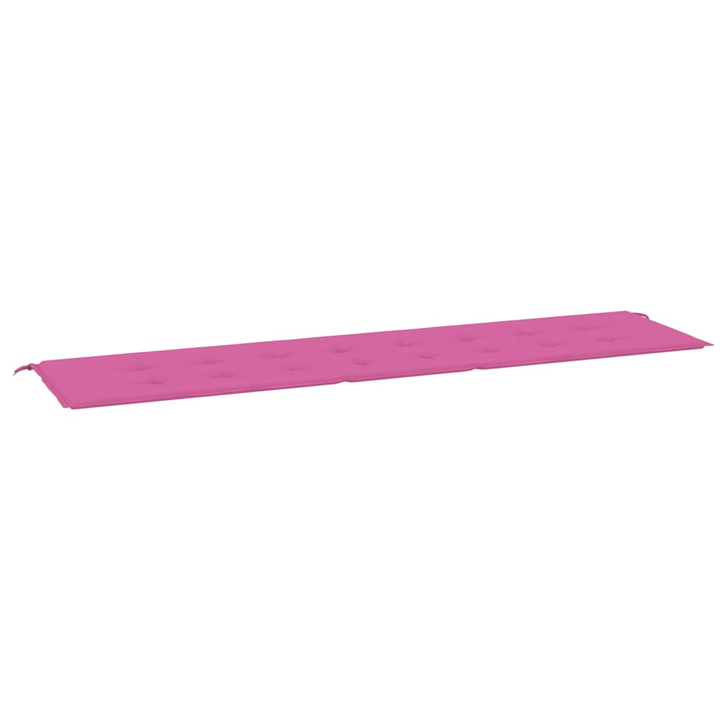VidaXL Gartenbankauflage 200x50x4 cm Stoff rosa