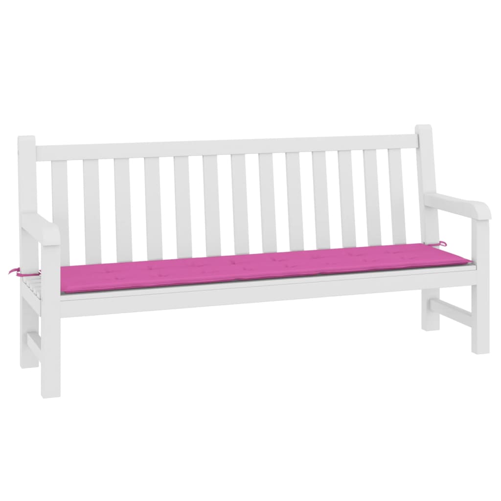 Vidaxl Garden Bench Cushion 200x50x3 CM Fabric Pink