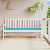 VidaXL Gartenbankauflage 200x50x4 cm Stoff Türkis