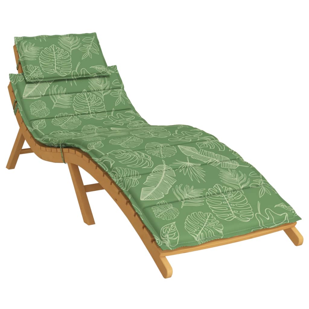 Vidaxl Lounger Cushion Leaf Pattern Oxford Stoff