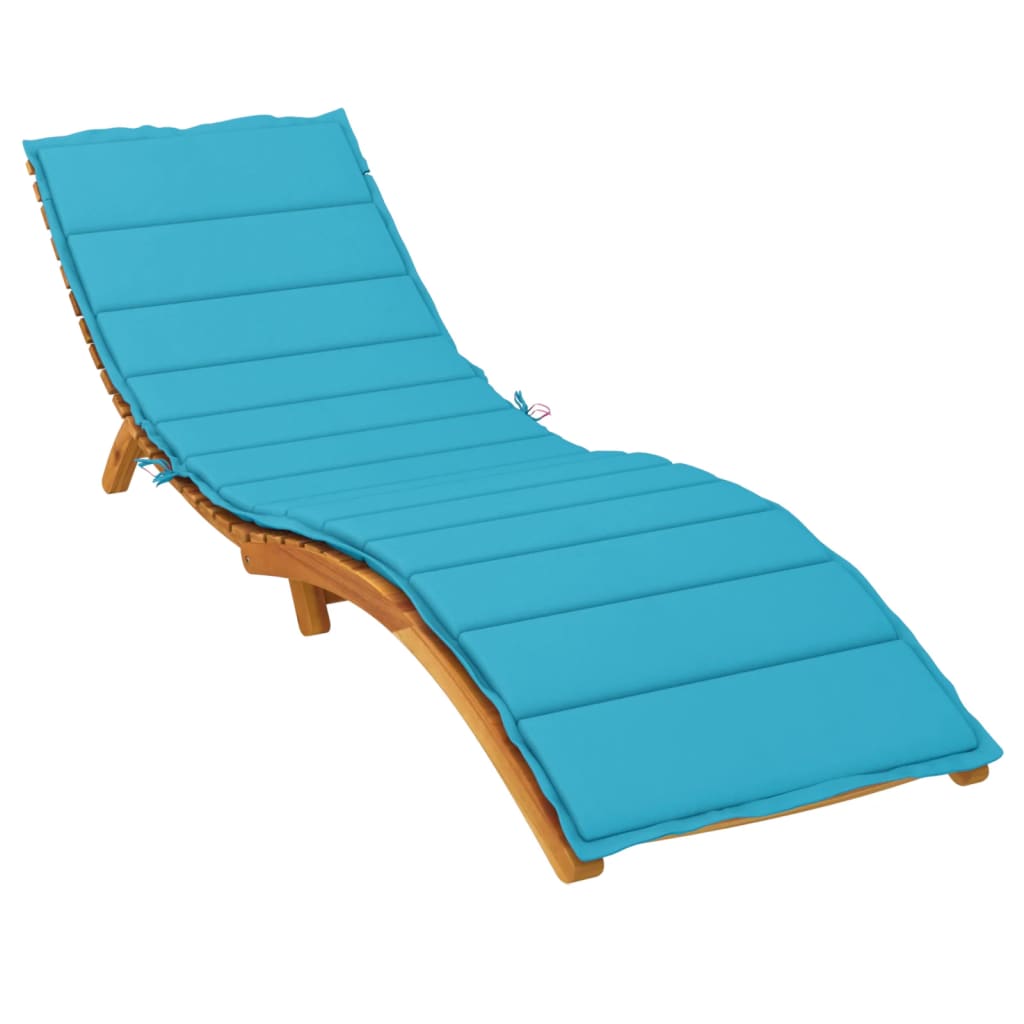 Vidaxl Lounger Cushion Oxford tissu turquoise