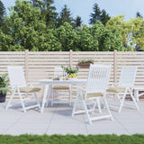 Vidaxx Stuhlkissen 4 Stück 40x40x7 cm Oxford-Stoff beige