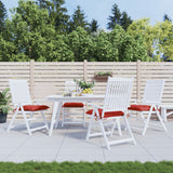 Vidaxx Stuhlkissen 4 Stück 40x40x7 cm Oxford-Stoff rot