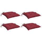 Vidaxl Stull Këssen 4 PCs 40x4xx7 cm Oxford Stoff Ferring Red