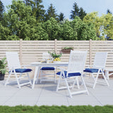Vidaxx Stuhlkissen 4 Stück 40x40x7 cm Oxford-Stoff blau