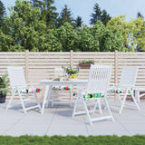 Vidaxl stoelkussens 4 st 40x40x7 cm stof meerkleurig