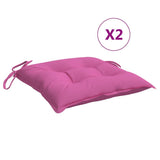 VidaXL Stuhlkissen 4 Stück 40x40x7 cm Stoff rosa