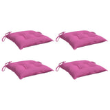 VidaXL Stuhlkissen 4 Stück 40x40x7 cm Stoff rosa