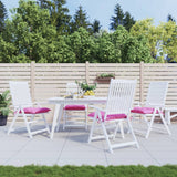 VidaXL Stuhlkissen 4 Stück 40x40x7 cm Stoff rosa
