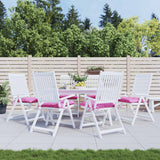 VidaXL Stuhlkissen 6 Stück 40x40x7 cm Stoff rosa