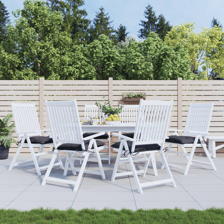 VidaXL Stuhlkissen 6 Stück 50x50x7 cm Oxford-Stoff Anthrazit
