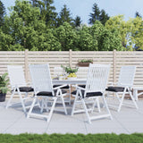 VidaXL Stuhlkissen 6 Stück 50x50x7 cm Oxford-Stoff Anthrazit
