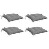 VidaXL Stuhlkissen 4 Stück 50x50x7 cm Oxford-Stoff grau