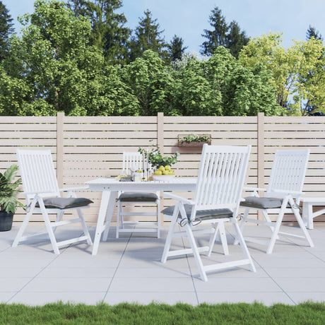 VidaXL Stuhlkissen 4 Stück 50x50x7 cm Oxford-Stoff grau