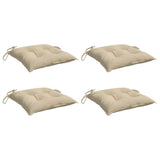 VidaXL Palettenkissen 4 Stück 50x50x7 cm Oxford-Stoff Beige