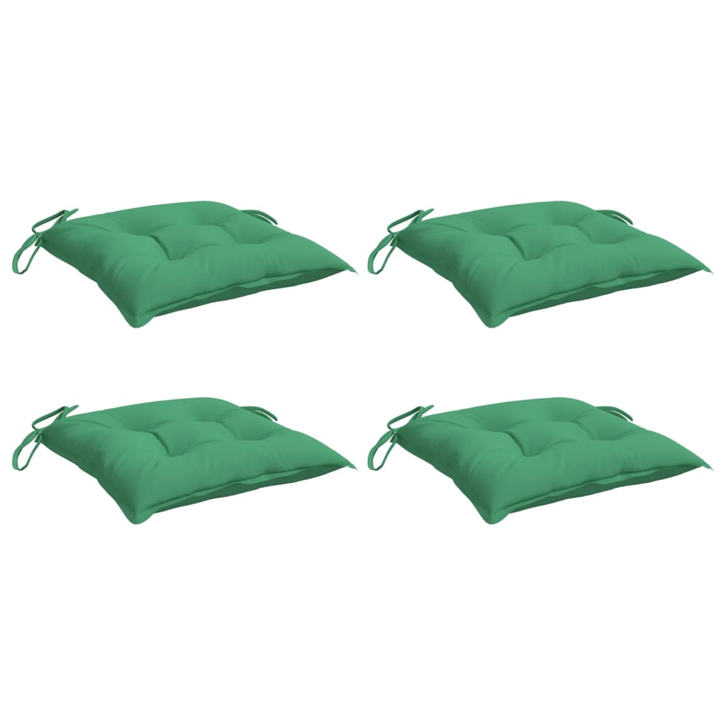 VidaXL Palettenkissen 4 Stück 50x50x7 cm Oxford-Stoff grün