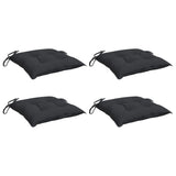 VidaXL Palettenkissen 4 Stück 50x50x7 cm Oxford-Stoff schwarz