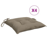 Vidaxx Palettenkissen 4 Stück 50x50x7 cm Oxford-Stoff Taupe