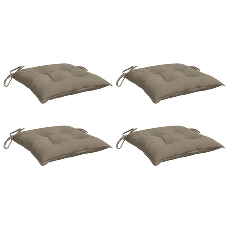 Vidaxx Palettenkissen 4 Stück 50x50x7 cm Oxford-Stoff Taupe