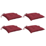 Vidaxl Pallet cushions 4 st 50x50x7 cm Oxford fabric wine red