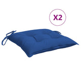 Vidaxx Palettenkissen 2 Stück 50x50x7 cm Oxford-Stoff blau