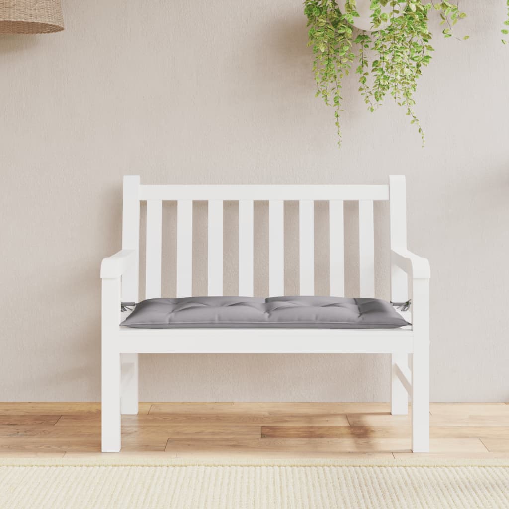 Vidaxl Garden Bench polštář 100x50x7 cm Oxfordská látka šedá