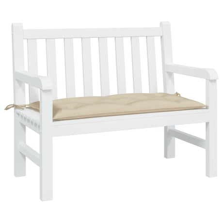 VidaXL Gartenbankauflage 100x50x7 cm Oxford-Stoff beige