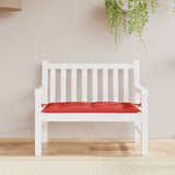 Vidaxl Garden bench cushion 100x50x7 cm Oxford fabric red